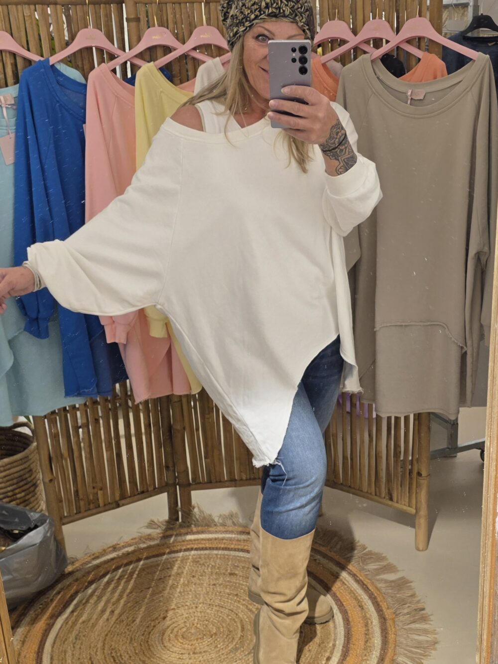 Off-shoulder sweater Zoë