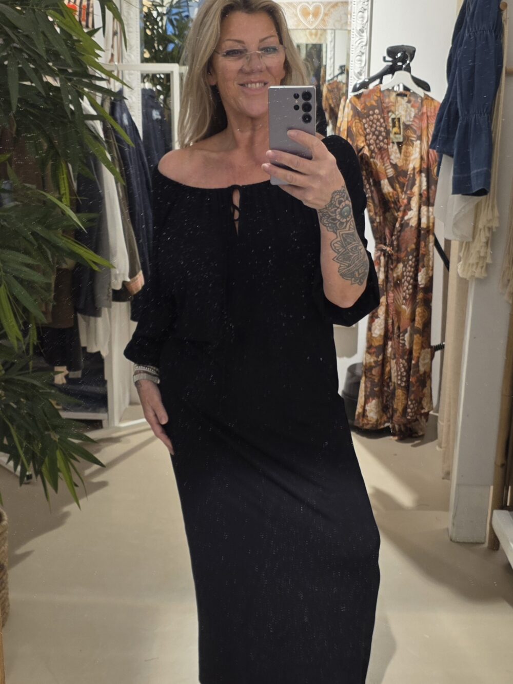 Bindi Flora maxi dress jersey