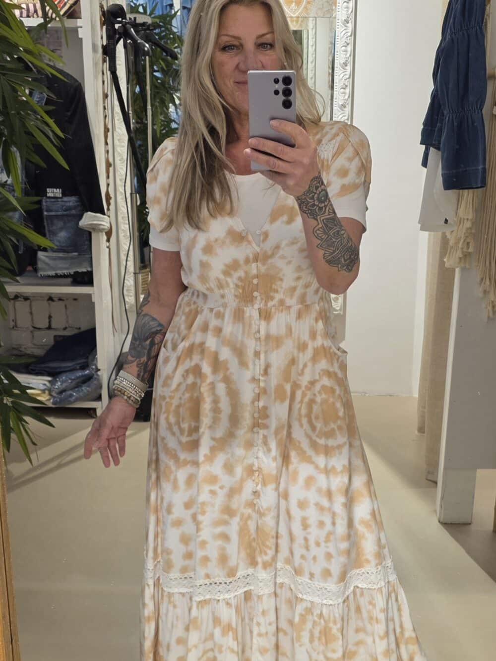 Jaase white sands dress