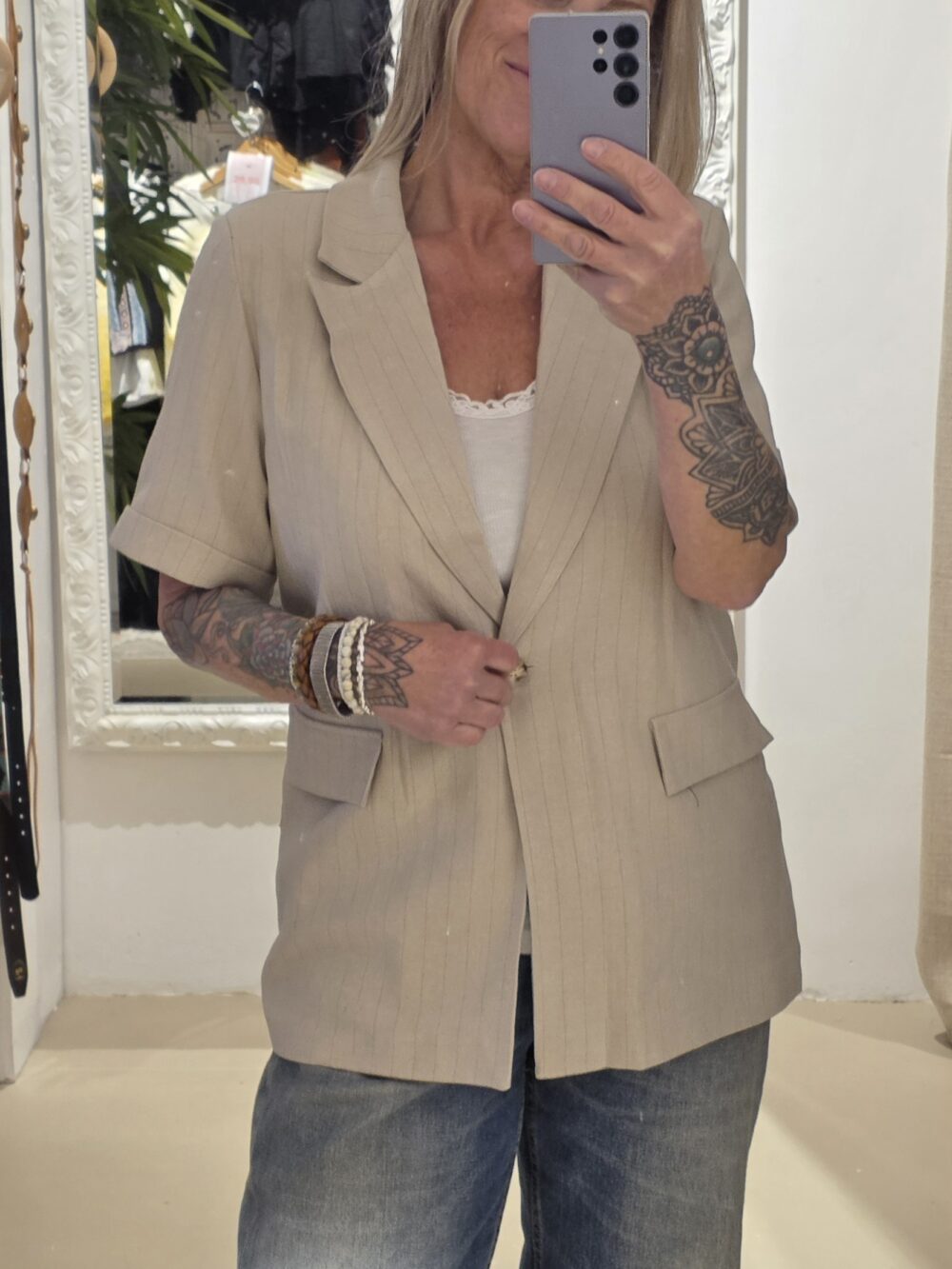 Linnen blazer