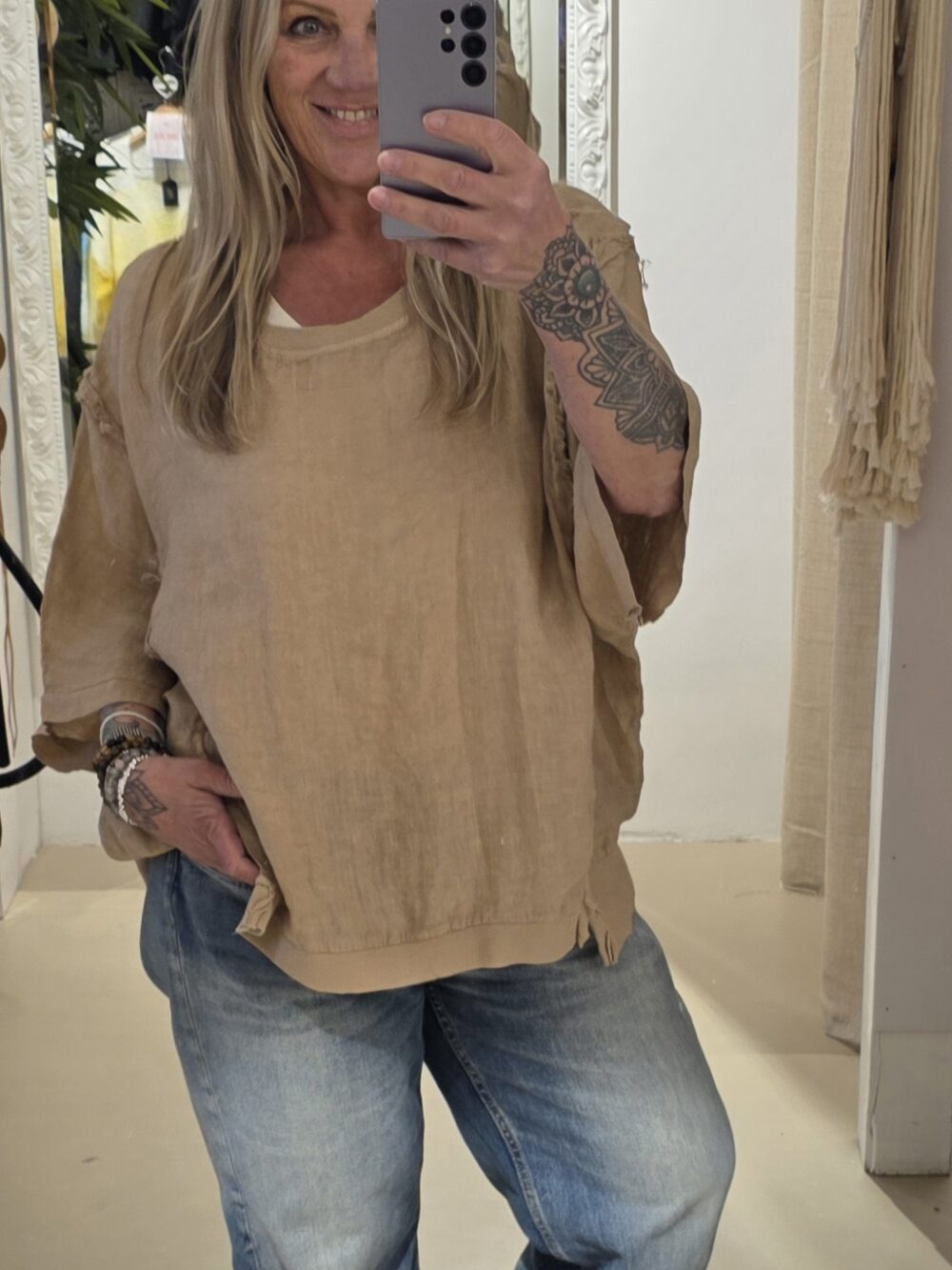 Wijde top boho sands