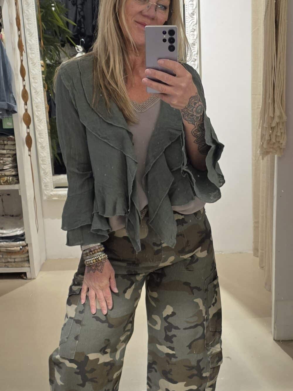 Cargo barrel broek