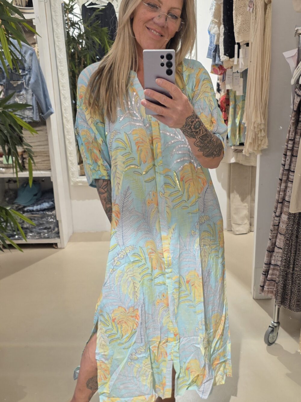 Jurk Aqua