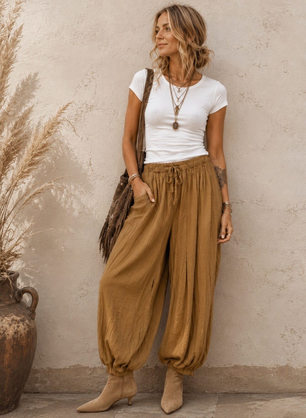 Soepele Balloon broek Billie