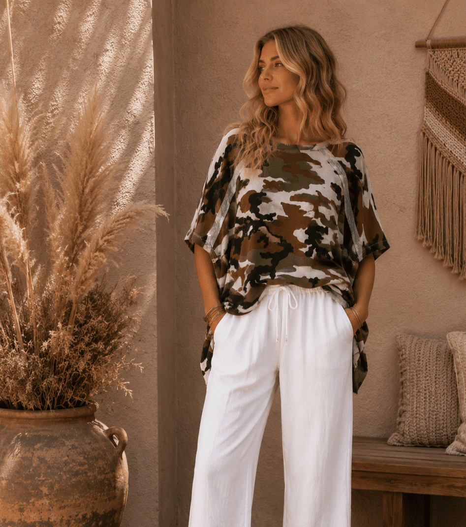 Oversized army shirt Jacky