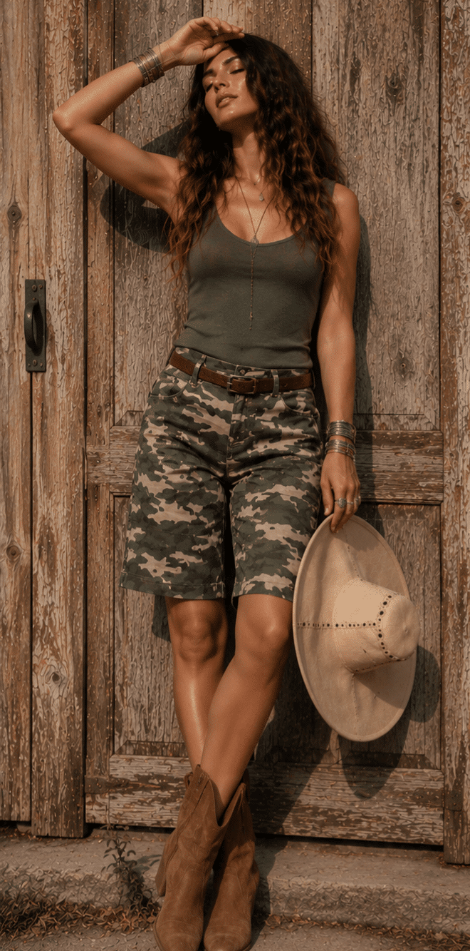 Stretch army short