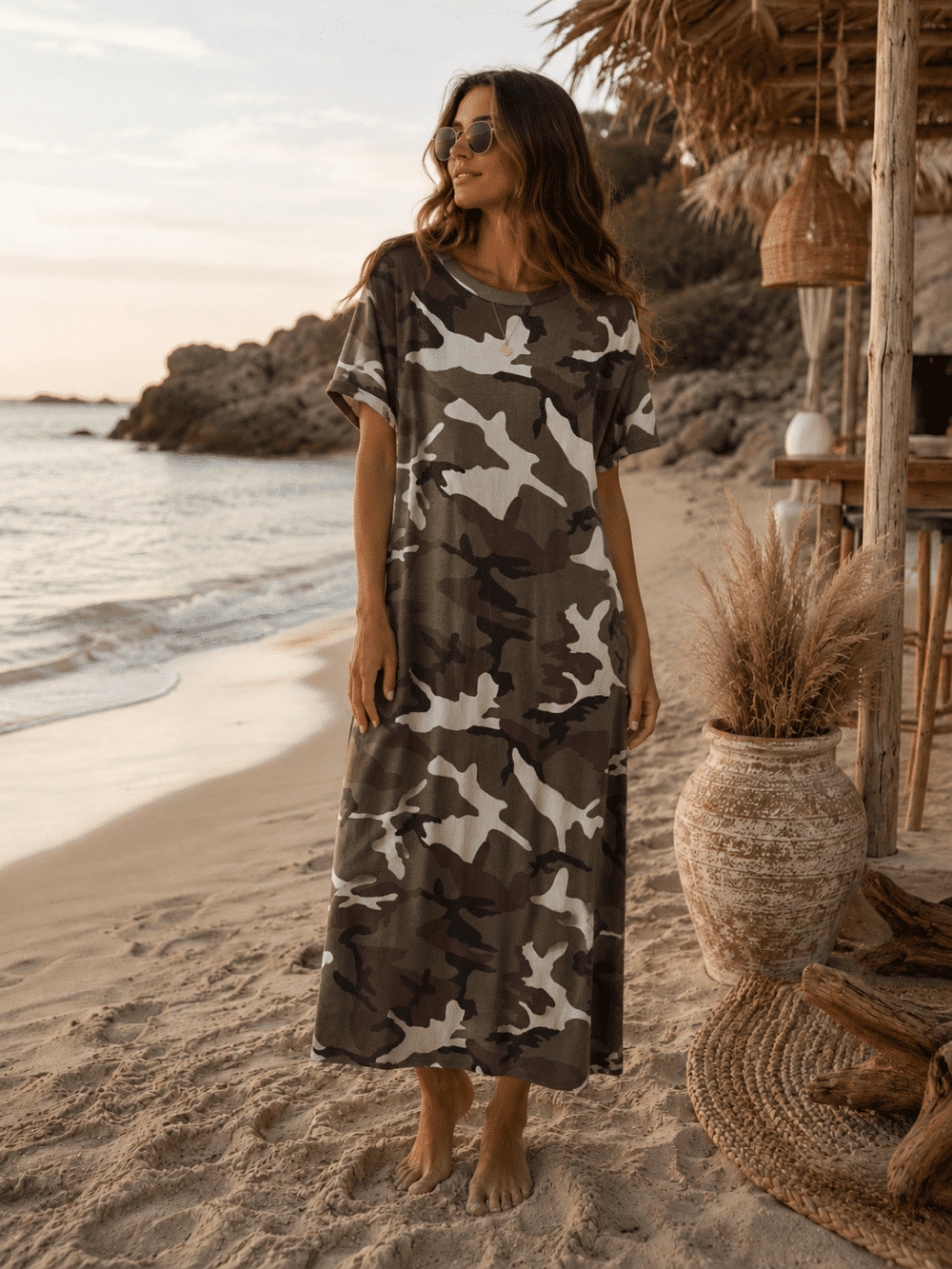 Army comfy dress