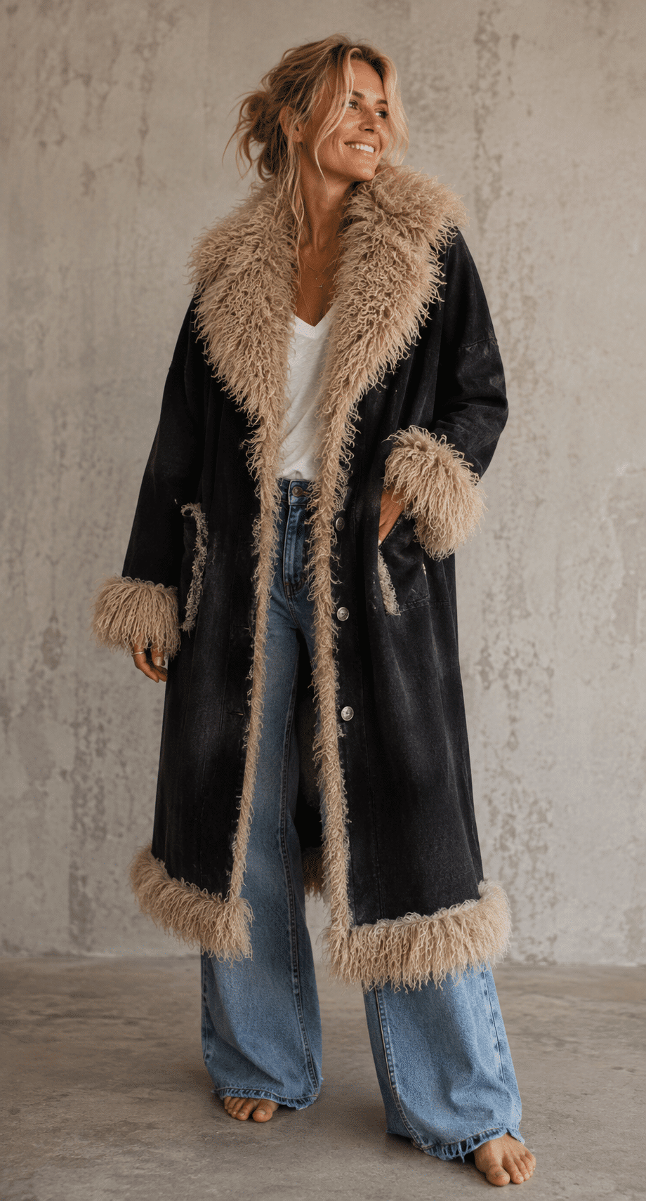 Dwarsligger actie bohemien jas - Afbeelding 8