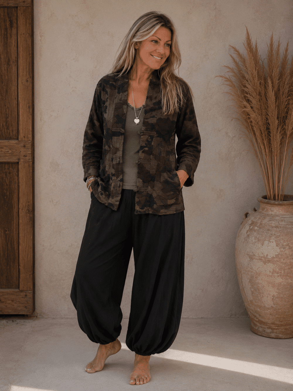 Soft dark army jasje