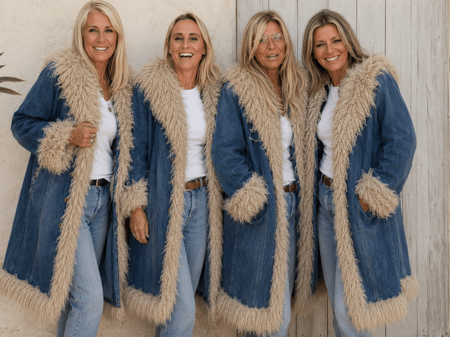 Dwarsligger actie bohemien jas - Afbeelding 3