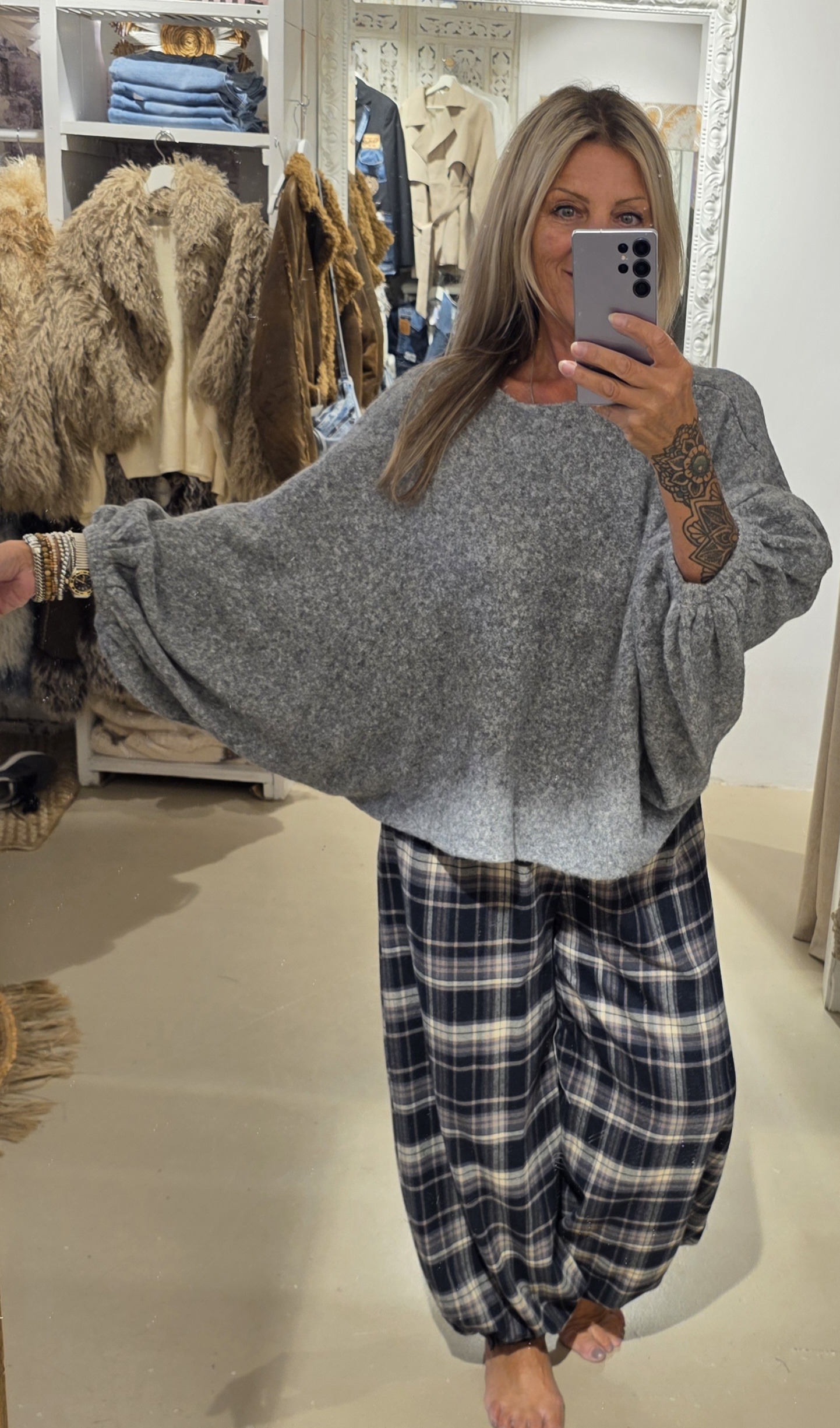 Pof balloon broek ruit - Afbeelding 14