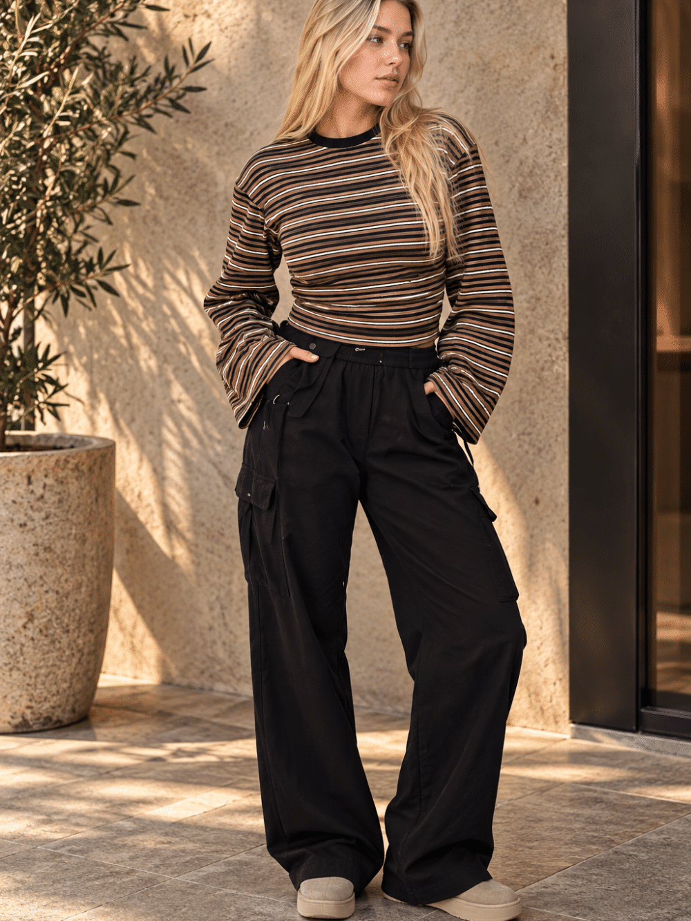 Shirtje striped navy