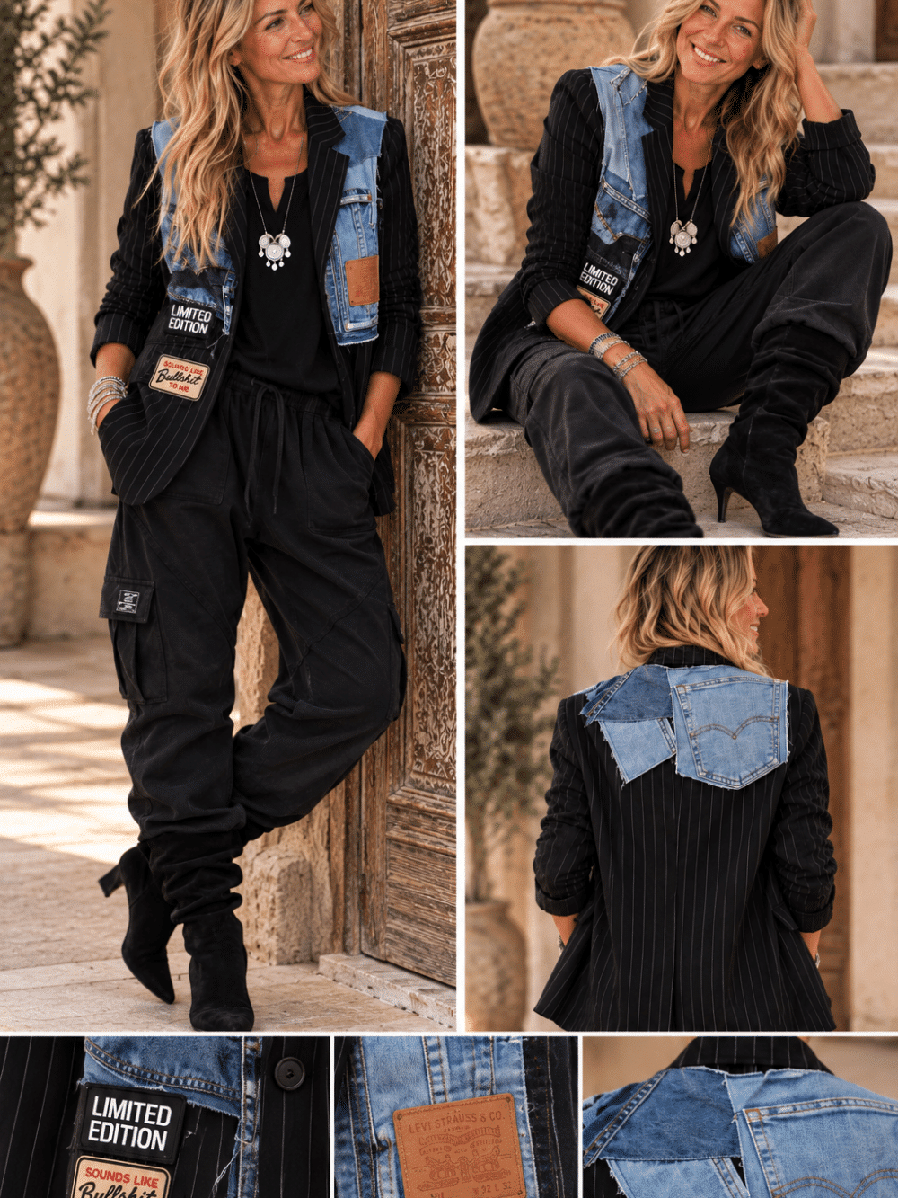 Limited edition krijtstreep Kenzi