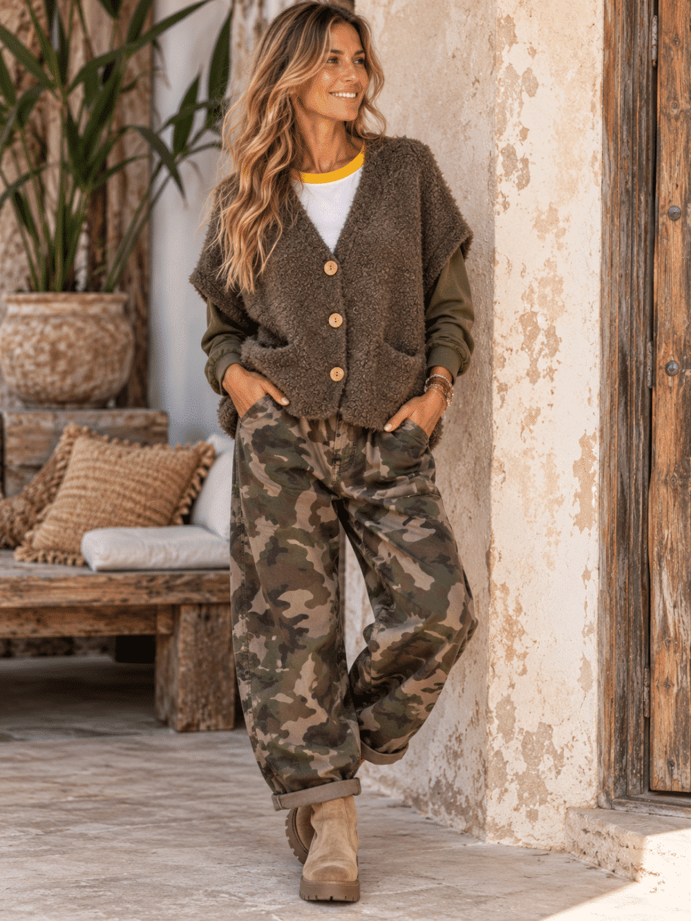 Oversized vestje