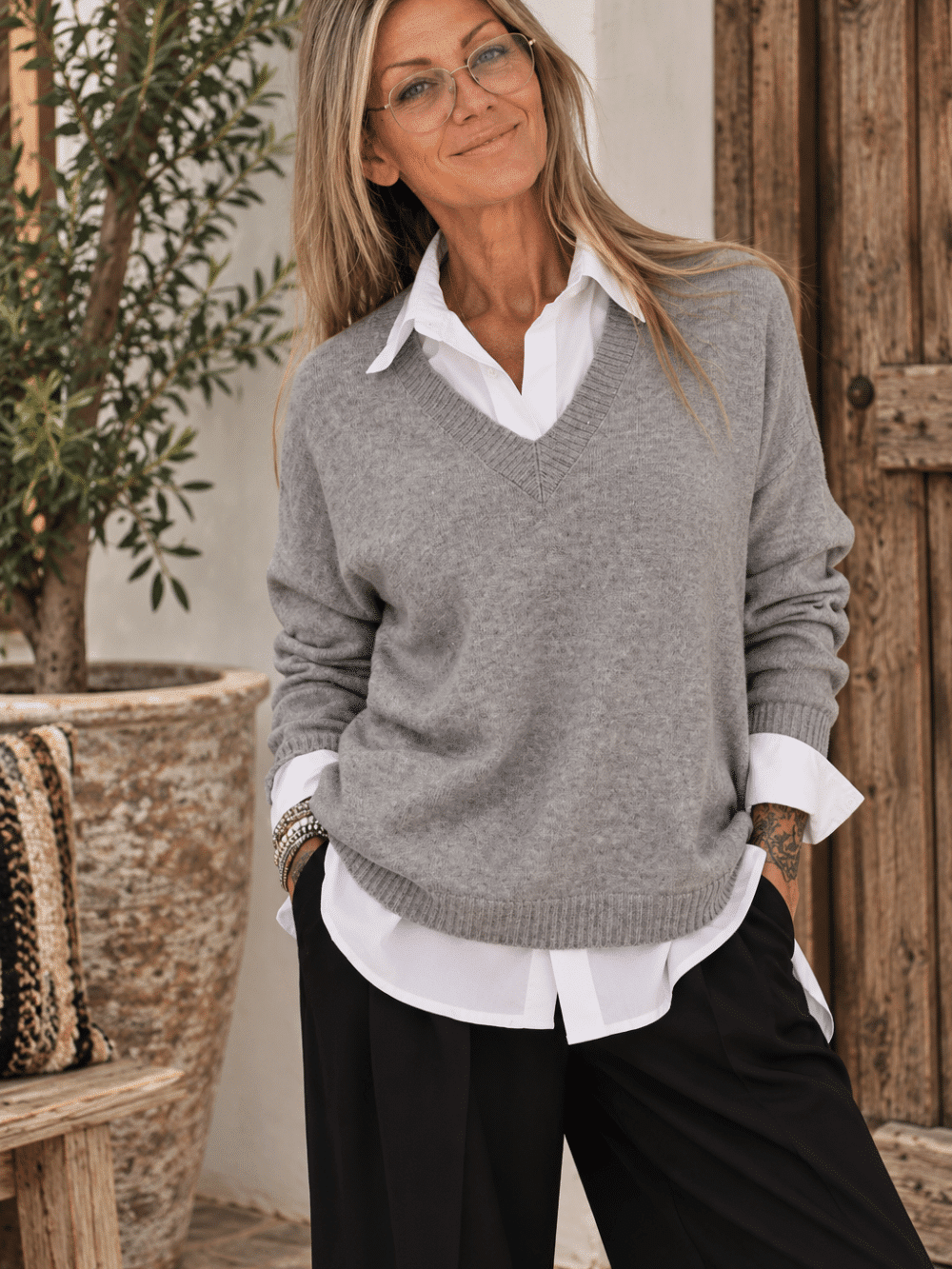 Knitwear V-hals Vonny